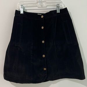 Corduroy Mini Skirt